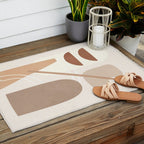 Abstract Shapes No 23 Outdoor Rug Gallery Image 2