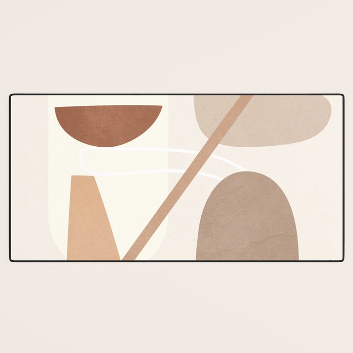Abstract Shapes No 23 Desk Mat Gallery Image 3