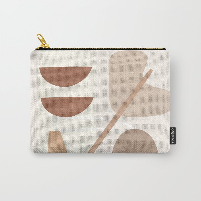 Abstract Shapes No 23 Carry All Pouch Gallery Image 1
