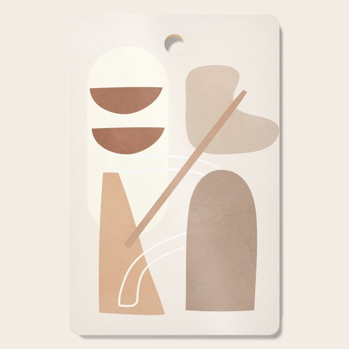 Abstract Shapes No 23 Cutting Board Gallery Image 1