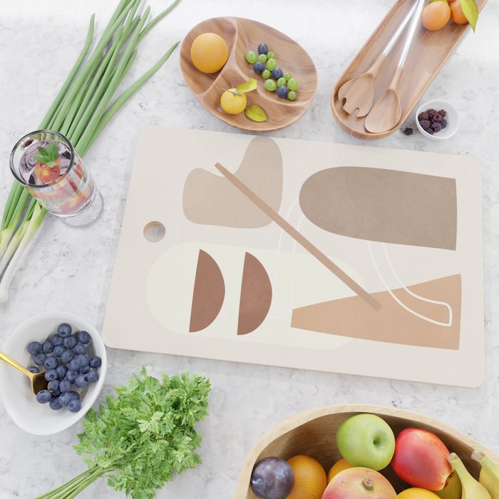 Abstract Shapes No 23 Cutting Board Gallery Image 2