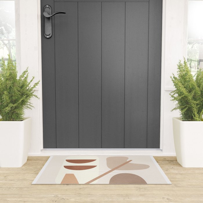 Abstract Shapes No 23 Welcome Mat Gallery Image 3