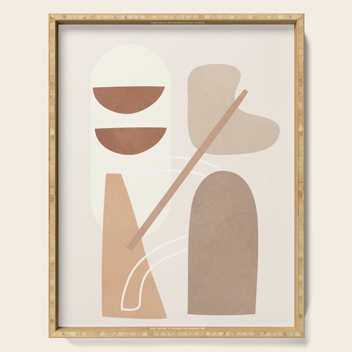 Abstract Shapes No 23 Serving Tray Gallery Image 1