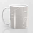 Deco Geometric 04 Grey Coffee Mug Gallery Image 3