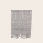 Deco Geometric 04 Grey Wall Hanging Gallery Image 1
