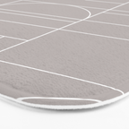 Deco Geometric 04 Grey Bath Mat Gallery Image 3
