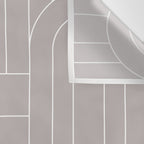 Deco Geometric 04 Grey Wall Tapestry Gallery Image 3