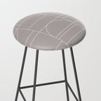Deco Geometric 04 Grey Stool Gallery Image 2