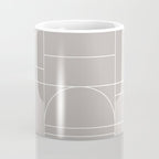 Deco Geometric 04 Grey Coffee Mug Gallery Image 4