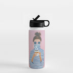 Cozy Morning Coffee Vibes Water Bottle Gallery Image 1