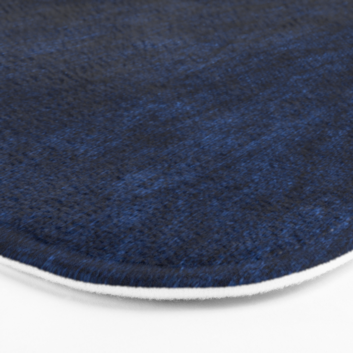 Blue Velvet Bath Mat Gallery Image 3