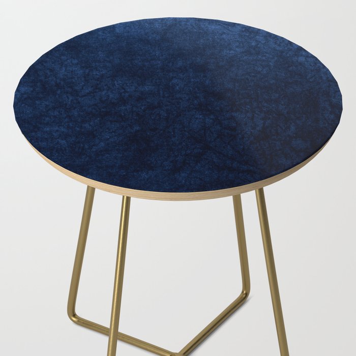 Blue Velvet Side Table Gallery Image 2