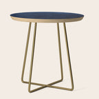 Blue Velvet Side Table Gallery Image 1
