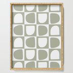 Art forms (sage) Serving Tray Gallery Image 1