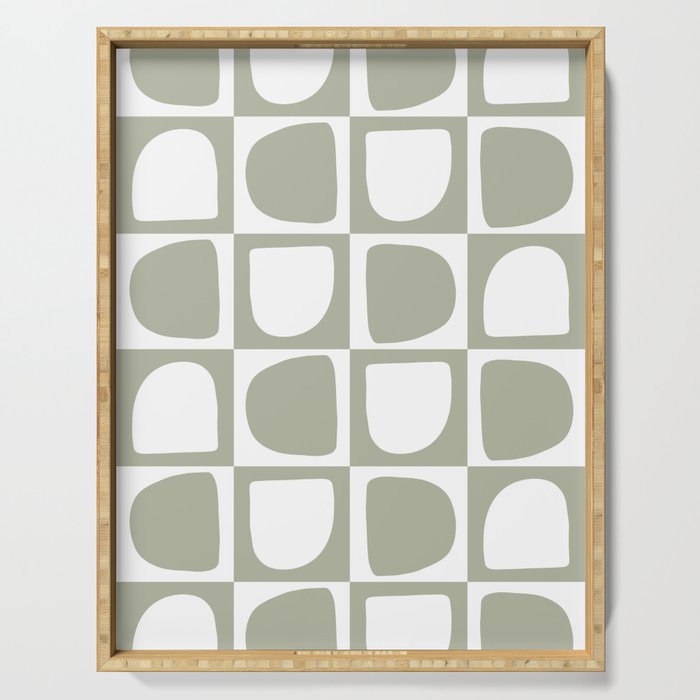 Art forms (sage) Serving Tray Gallery Image 1