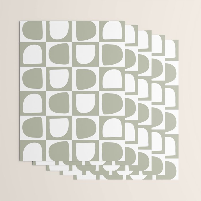 Art forms (sage) Wrapping Paper Gallery Image 3