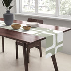 Art forms (sage) Table Runner Gallery Image 2