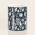 Witchy Things In Black And White Coffee Mug Gallery Image 4
