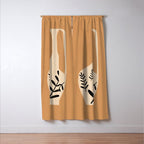 Minimal Abstract Art Vase Window Curtain Gallery Image 3
