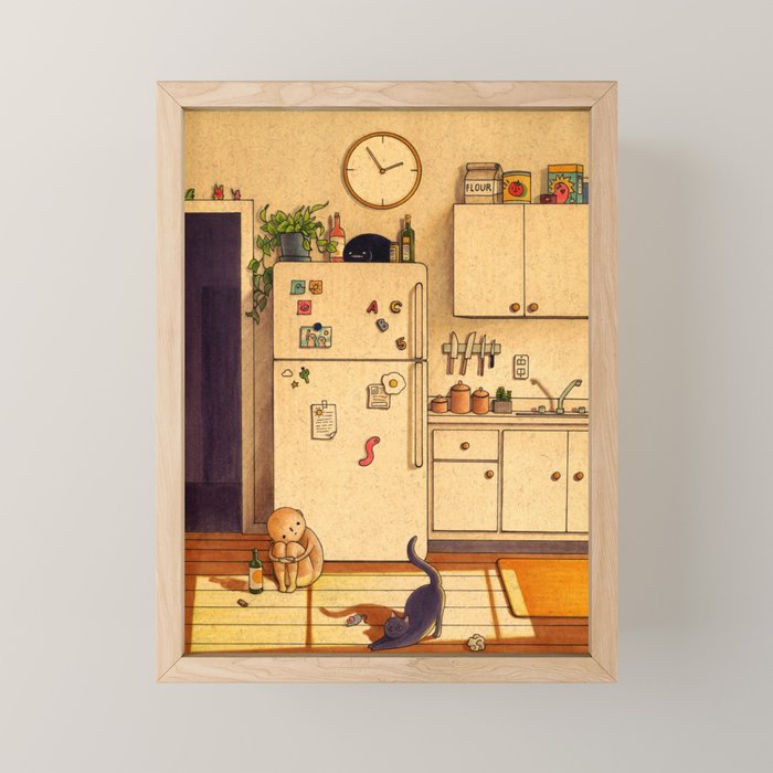 Kitchen Floor Mini Art Print Gallery Image 1