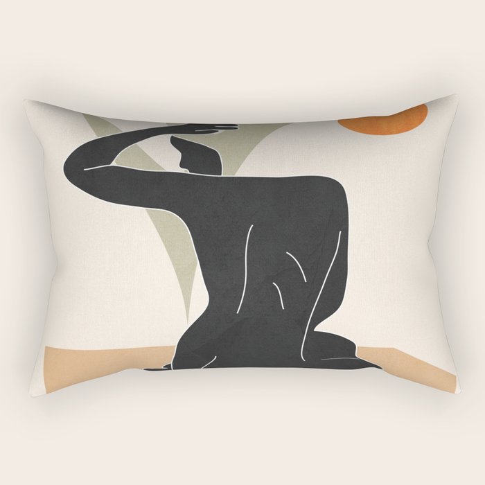 Nude Rectangular Pillow Gallery Image 1