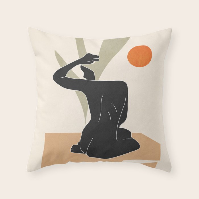 Nude Throw Pillow Gallery Image 6
