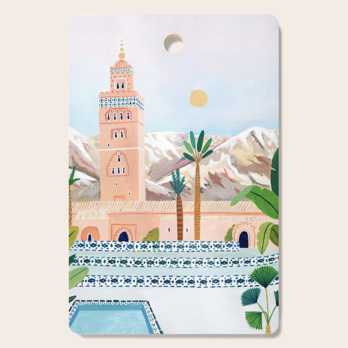 Marrakech Morocco Cutting Board Gallery Image 1