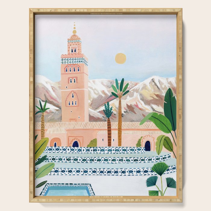 Marrakech Morocco Serving Tray Gallery Image 1