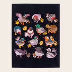Duck and Duckling - dark Poster Gallery Image 4