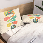 Fan Flower Pillow Sham Gallery Image 2