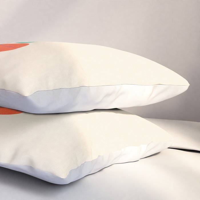 Fan Flower Pillow Sham Gallery Image 3