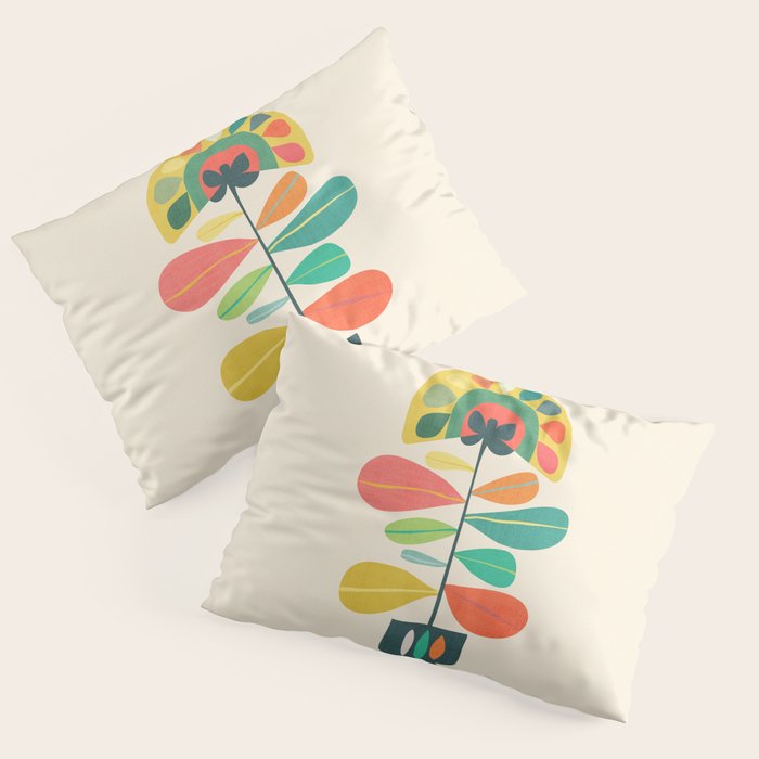Fan Flower Pillow Sham Gallery Image 3