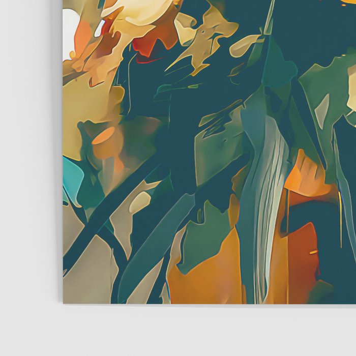 Abstract Floral Splashes Poster Gallery Image 3