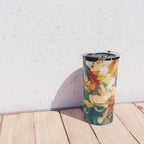 Abstract Floral Splashes Travel Mug Gallery Image 4