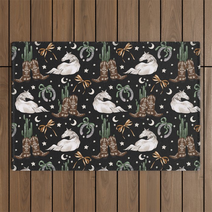 Cowboy Dreams Delight Outdoor Rug Gallery Image 1