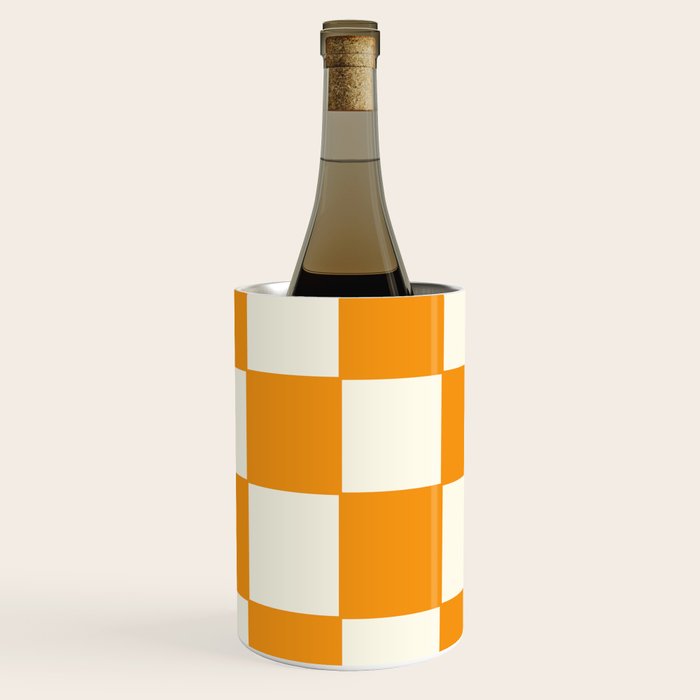 Citrus Check Pattern Wine Chiller Gallery Image 1