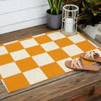 Citrus Check Pattern Outdoor Rug Gallery Image 2