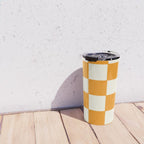 Citrus Check Pattern Travel Mug Gallery Image 4