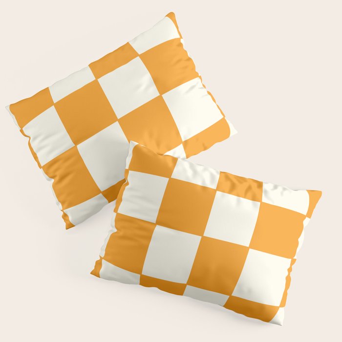Citrus Check Pattern Pillow Sham Gallery Image 1