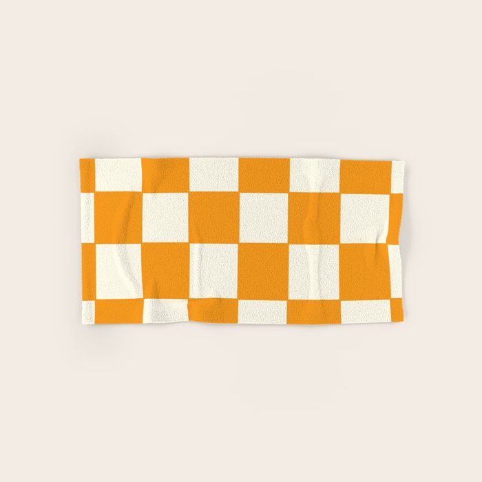 Citrus Check Pattern Bath Towel Gallery Image 1