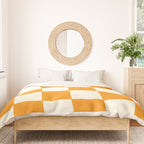 Citrus Check Pattern Duvet Cover Gallery Image 3