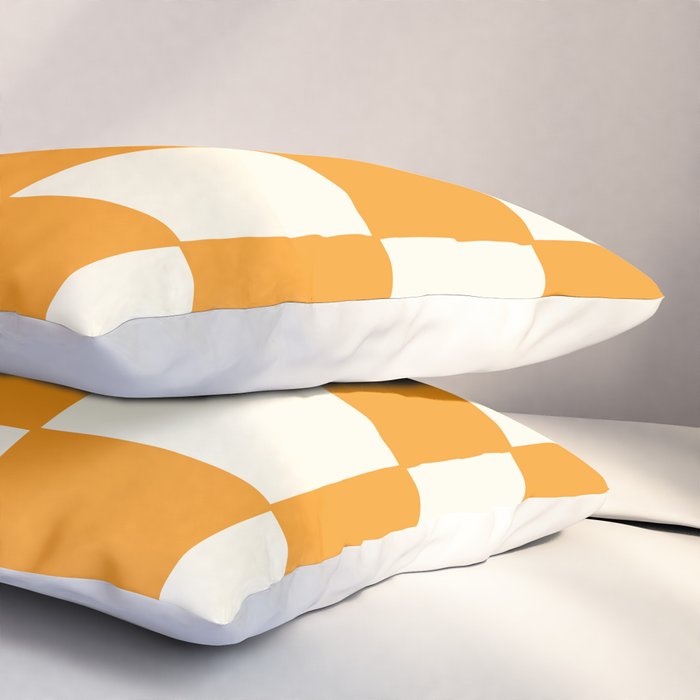 Citrus Check Pattern Pillow Sham Gallery Image 3