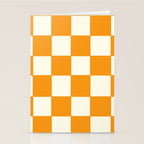 Citrus Check Pattern Stationery Card Gallery Image 2