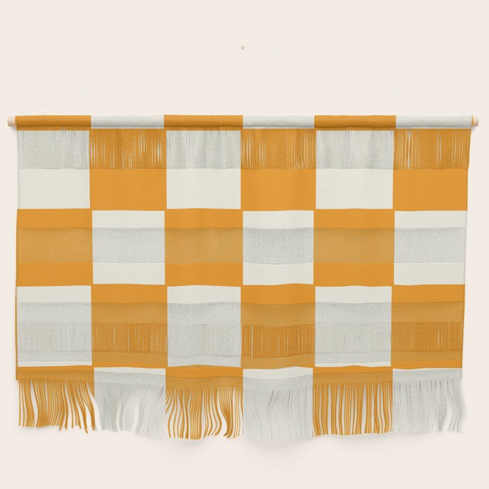Citrus Check Pattern Wall Hanging Gallery Image 1