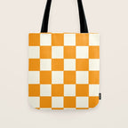 Citrus Check Pattern Tote Bag Gallery Image 1