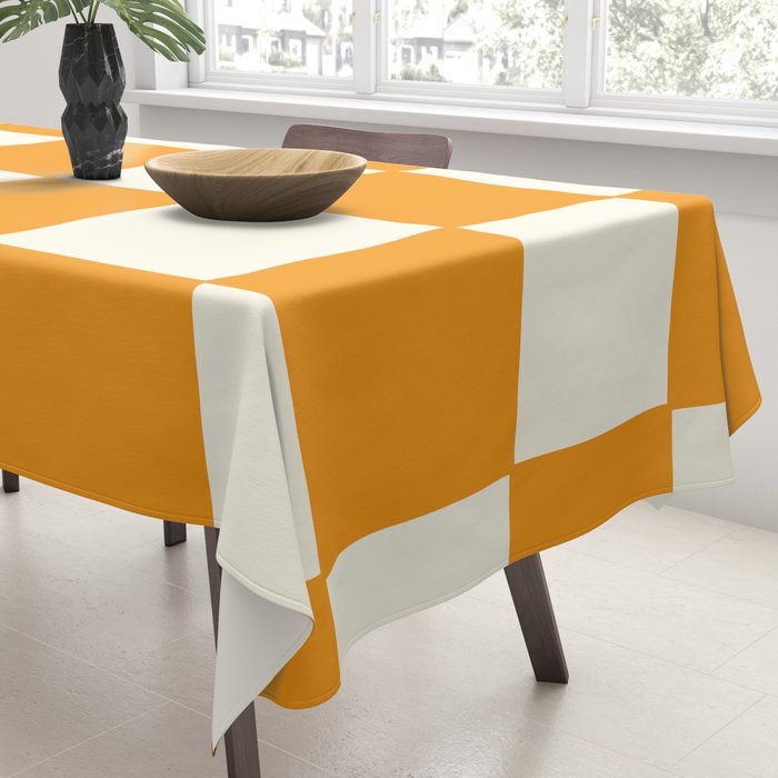 Citrus Check Pattern Tablecloth Gallery Image 3