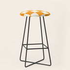 Citrus Check Pattern Stool Gallery Image 1