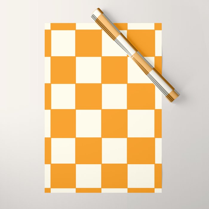 Citrus Check Pattern Wrapping Paper Gallery Image 1