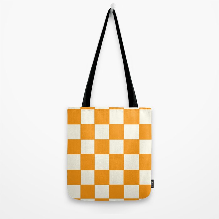 Citrus Check Pattern Tote Bag Gallery Image 2