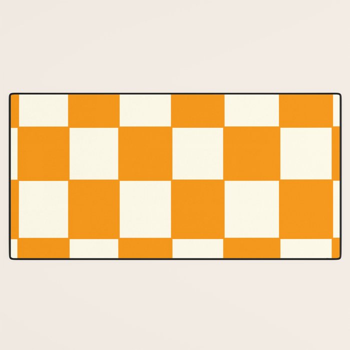 Citrus Check Pattern Desk Mat Gallery Image 3